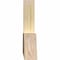 Ekena Millwork Portland Rough Sawn Timber Gable Bracket, Douglas Fir, 48"W x 10"H x 2"D x 4"F, 5/12 Pitch GBW048X10X0204POR00RDF - alternate 3